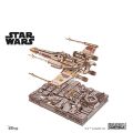 Ugears 3D wooden mechanical puzzle Star Wars Luke Skywalker X-Wing fighter